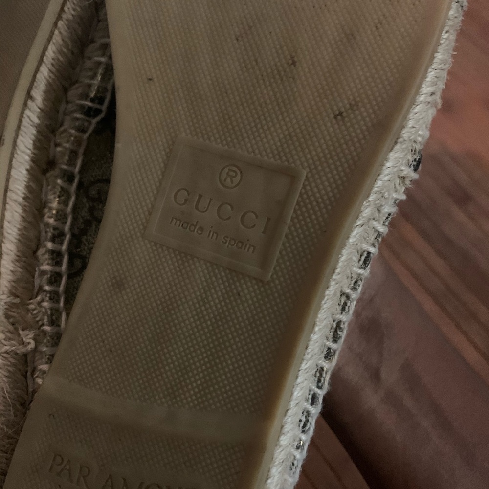 Gucci supreme bees espadrille